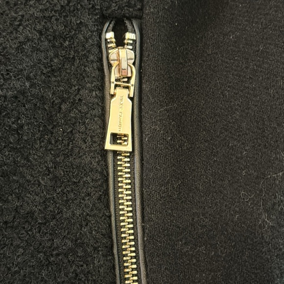 Vince Camputo Wool Black Coat Womens XL - Picture 11 of 14